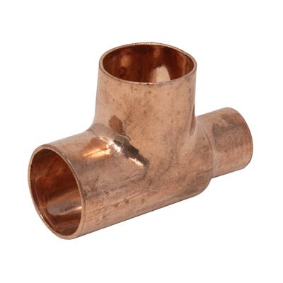 End feed Reducing Tee 22mm x 15mm x 22B