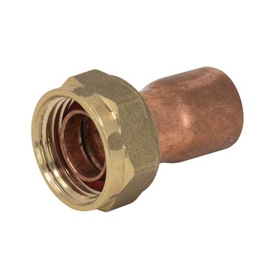 End feed Straight Tap Connector 22mm x 3/4"