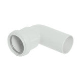 FloPlast Push-Fit Swivel Bend 90 Degree White 40mm