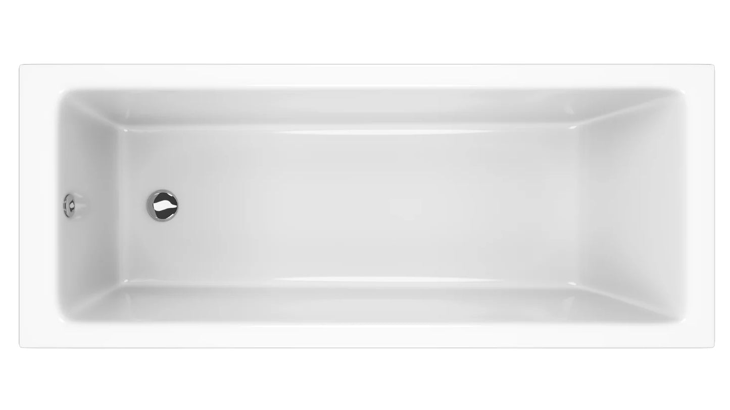 Helix Square Bath Carronite Finish 1700 x 700mm