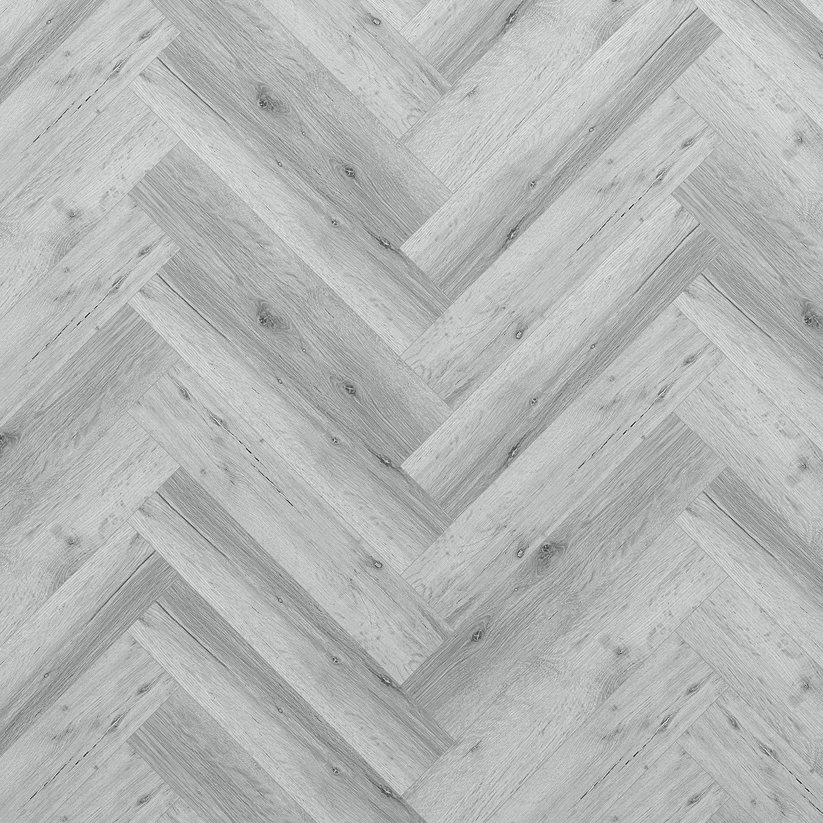 Estilo Hardcore Rigid Herringbone Click LVT - Arctic Grey - 2.38m²