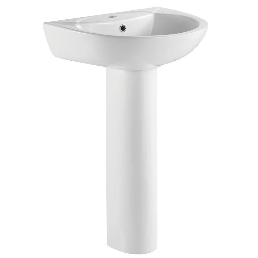 Proton 540mm 1 Tap Hole Basin & Pedestal