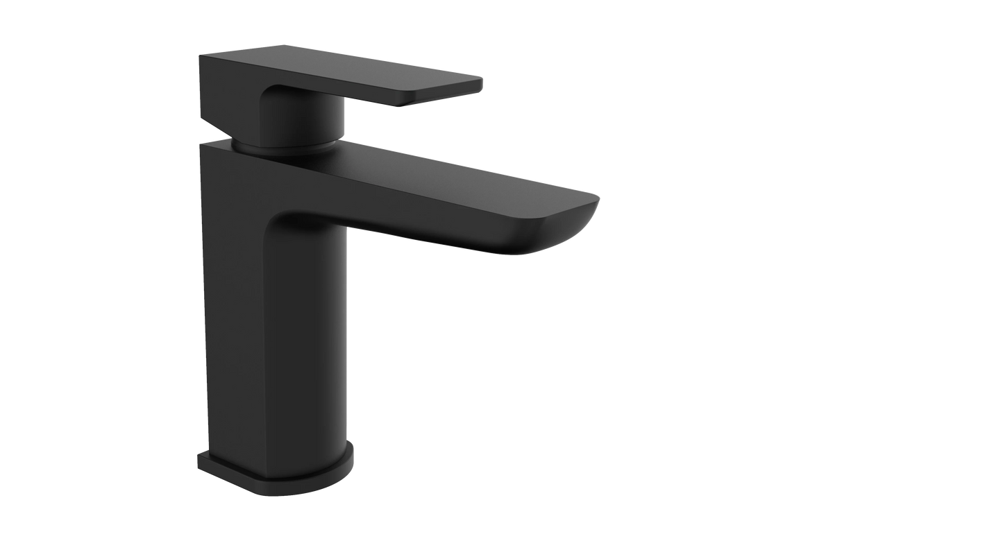 Kolt Matt Black Mono Basin Mixer