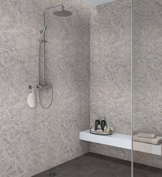 Bardiglio Marble - Neptune 1000 – PVC Wall Panels 1m x 2.4m