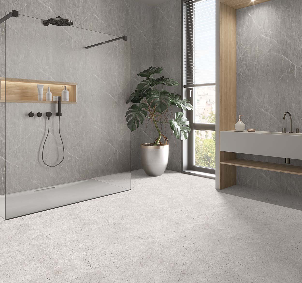 Pietra Grey - Neptune 1000 – PVC Wall Panels 1m x 2.4m