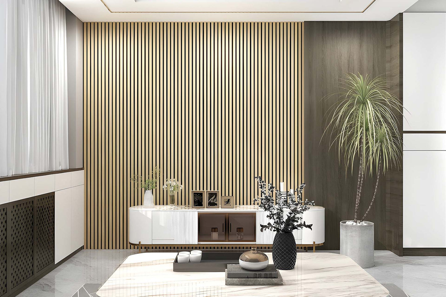 Acoustic Panel 600mm x 2400mm - Natural Oak