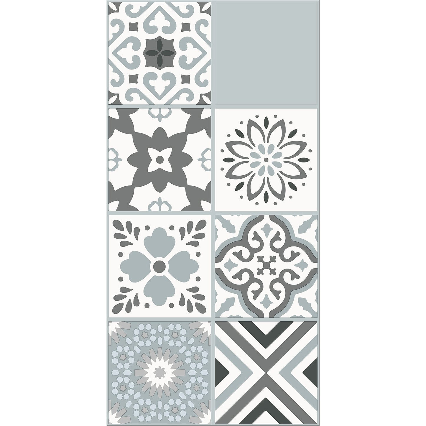 Corfu Mosaic Tiles SPC Tile Flooring 1.49m²