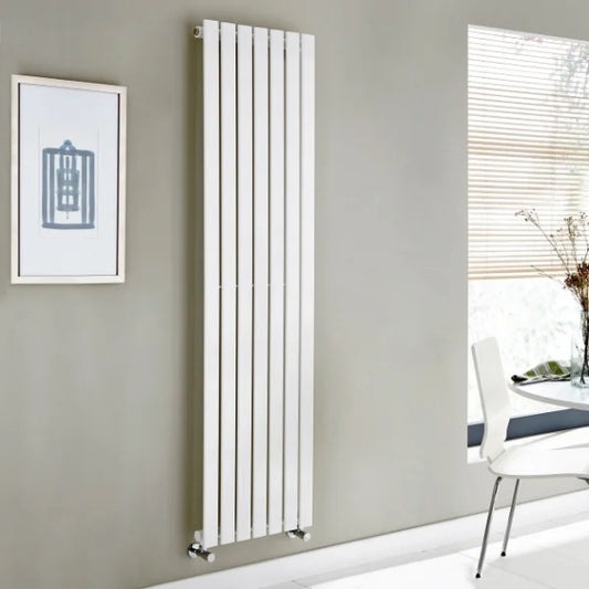 Boston Textured White Vertical Radiator
