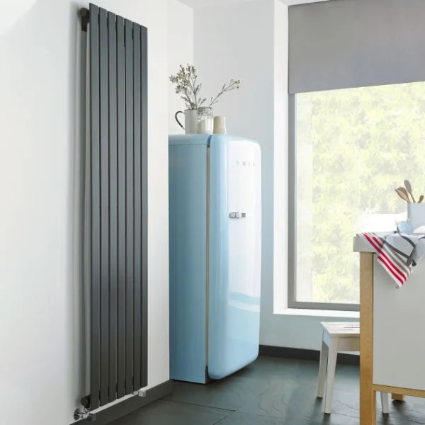 Boston Textured Grey Vertical Radiator