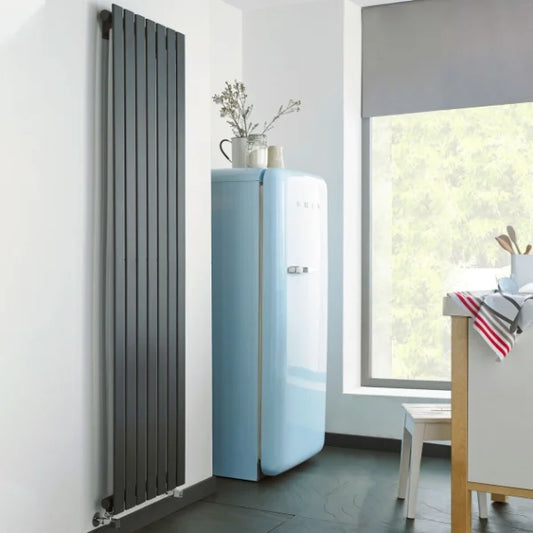Boston Textured Grey Vertical Radiator