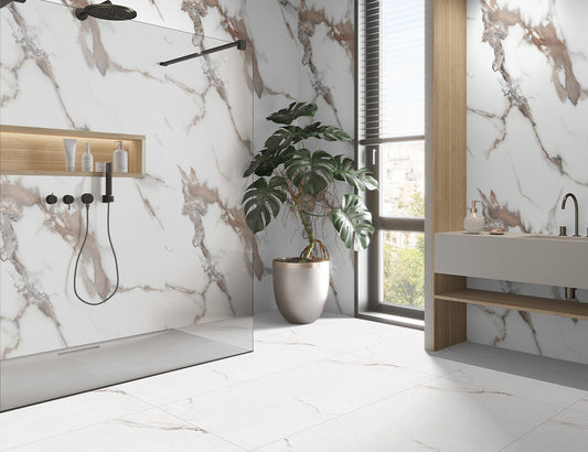 Bronze Carrara Marble – Super Matt – PVC Wall Panels 1m x 2.4m