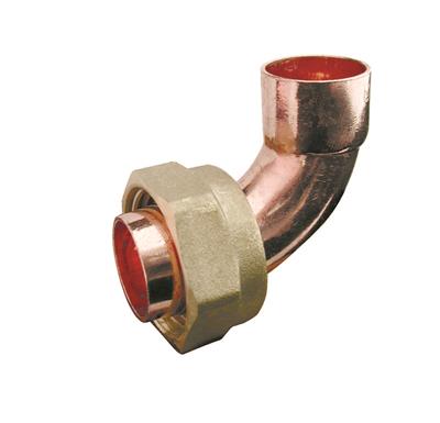 End feed 1" Bent Cylinder Union 22mm