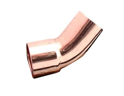 End feed Street Elbow 45 Degree 22mm