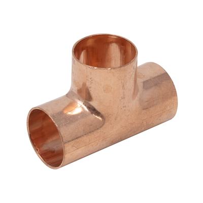 End feed Reducing Tee 15mm x 15mm x 22B