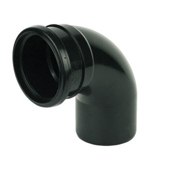 110mm / 4" SOIL SINGLE-SOCKET 90DEG BEND