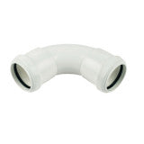FloPlast Push-Fit Swept Bend White 32mm