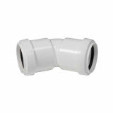 FloPlast Push-Fit Obtuse Bend 45 degree White 32mm