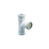 FloPlast Push-Fit Swept Tee White 40mm