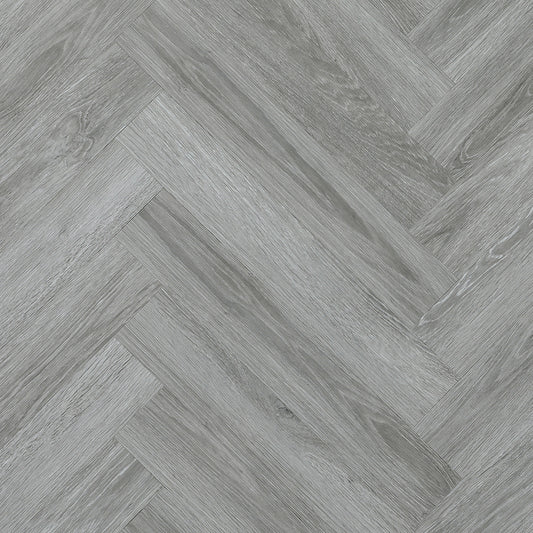 Estilo Hardcore Rigid Herringbone Click LVT - Driftwood - 2.38m²
