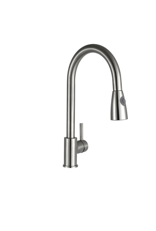 Pull Out Kitchen Tap Brushed Finish