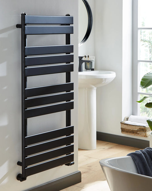 Memphis Black Towel Rail