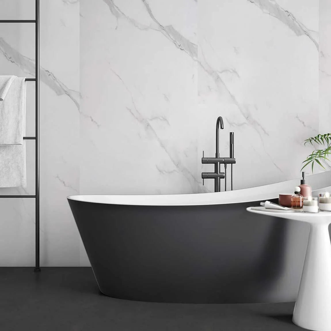 Matt Carrara Marble - Neptune 1000 – PVC Wall Panels 1m x 2.4m