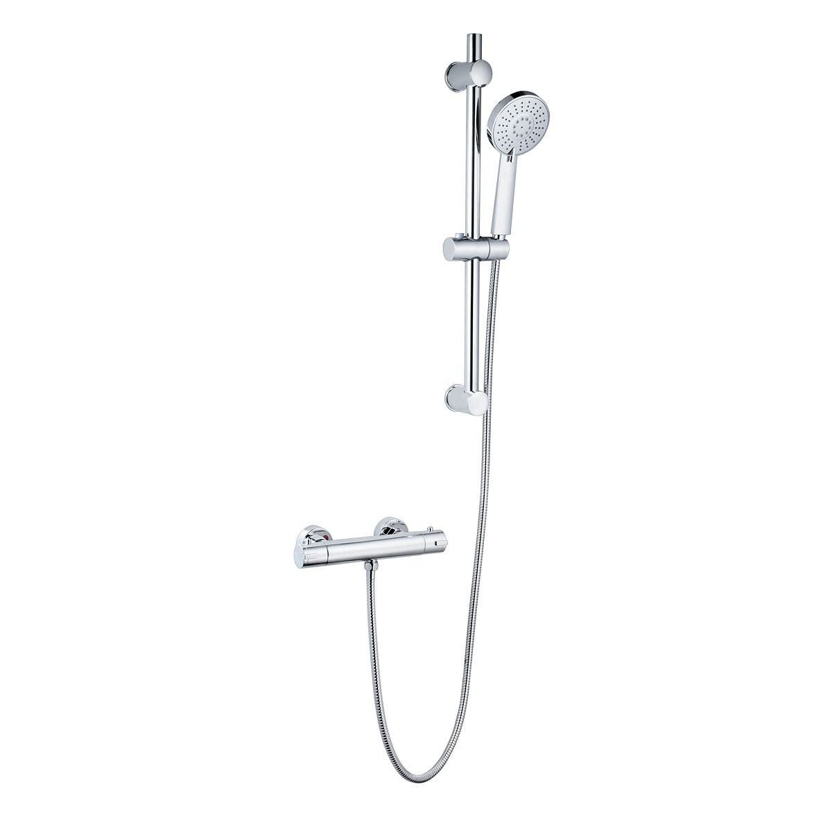Plan Thermostatic Bar Shower with Adjustable Slide Rail Kit