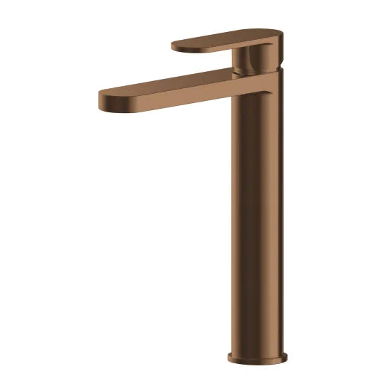 Sidonia High Rise Mono Basin Mixer - Brushed Bronze