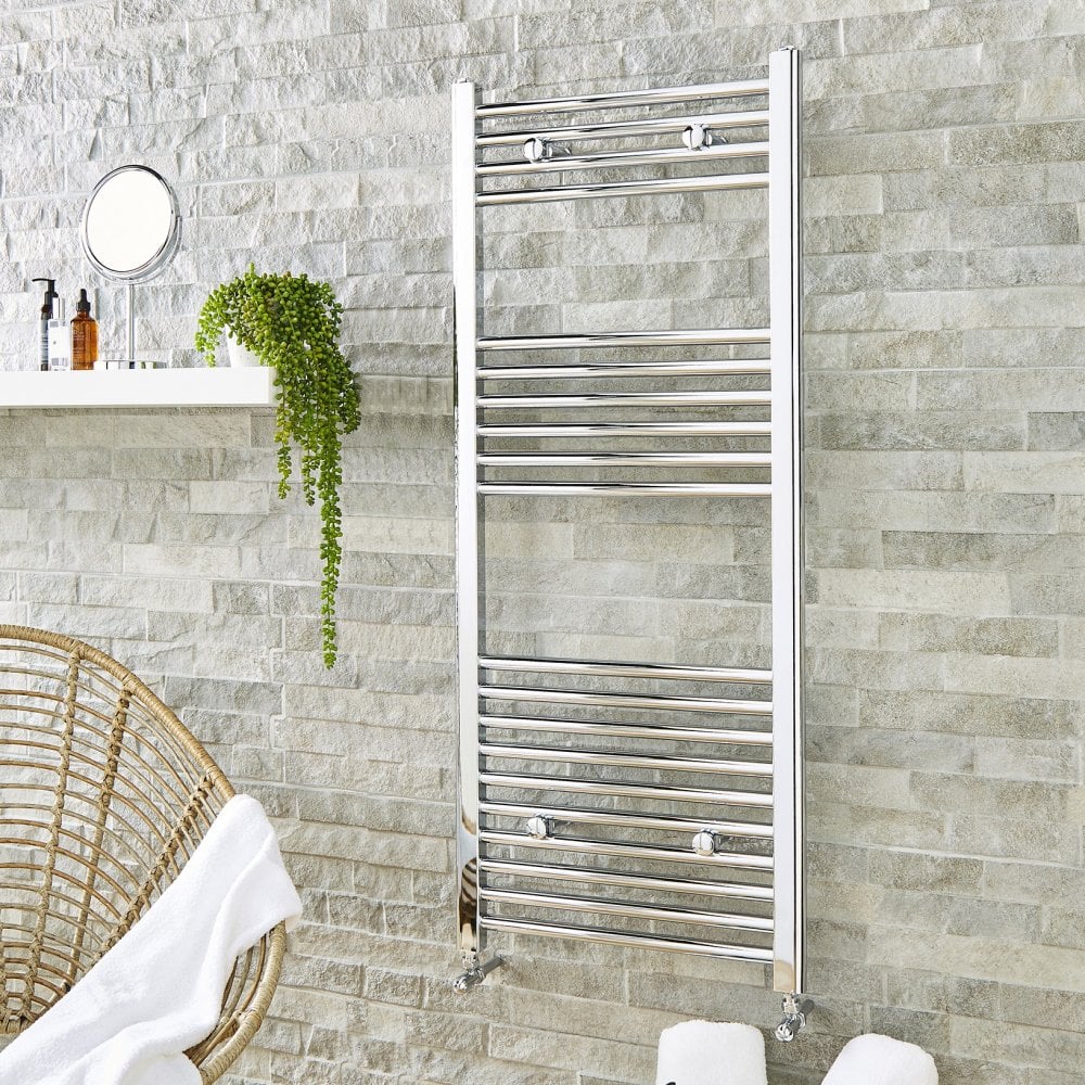 Straight Chrome Towel Rail