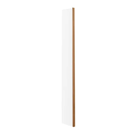 Wetroom Return Screen 215 x 1850mm - Brushed Bronze