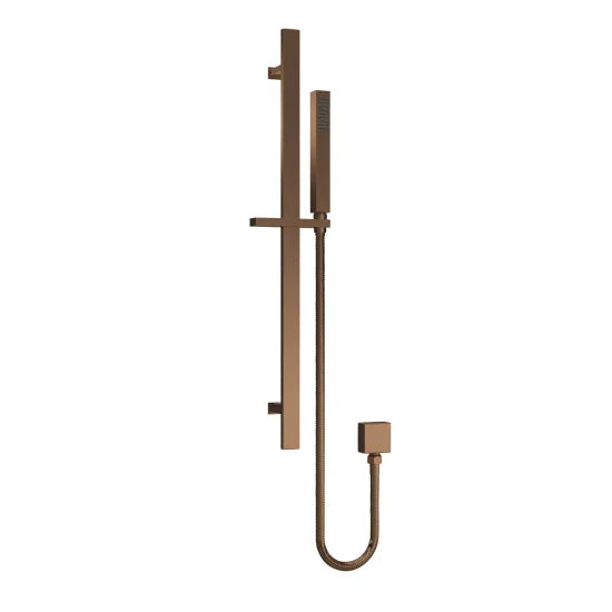 Sheer Rectangular Slider Rail Kit - Brushed Bronze