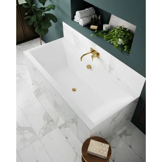 Square Double Ended Bath With Legs 1700 x 700mm