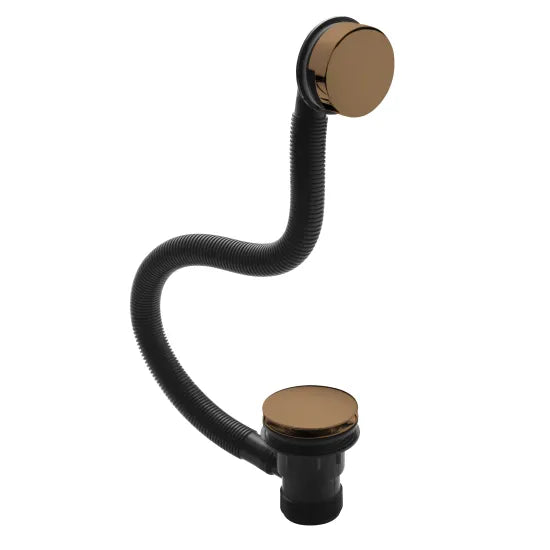 Easyclean Sprung Plug Bath Waste - Brushed Bronze