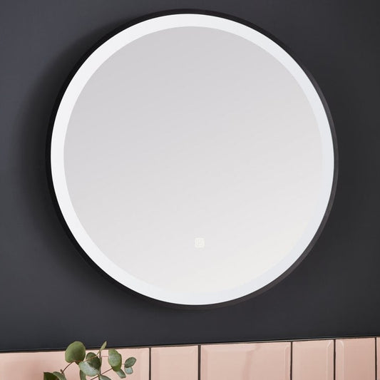 Nero Round 600mm LED Mirror