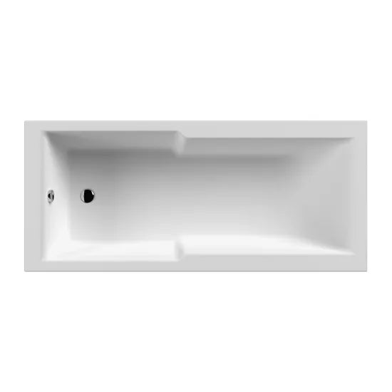 Straight Square Single Ended Bath With Legs 1700 x 700mm