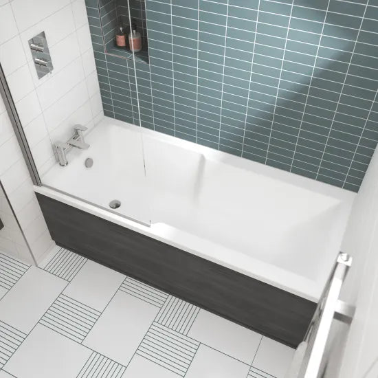 Straight Square Single Ended Bath With Legs 1700 x 700mm