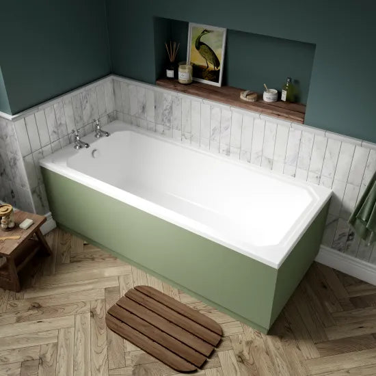 Art Deco Single Ended Bath With Legs 1700 x 700mm